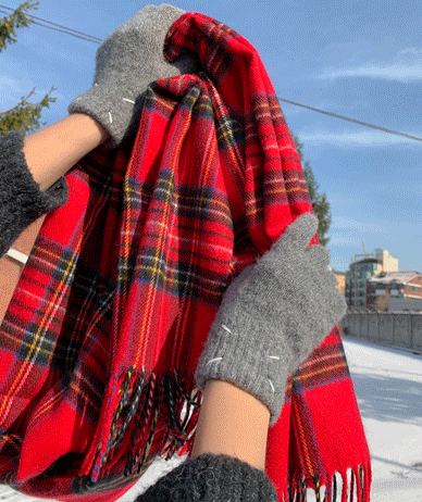 ビンテージチェックマフラー