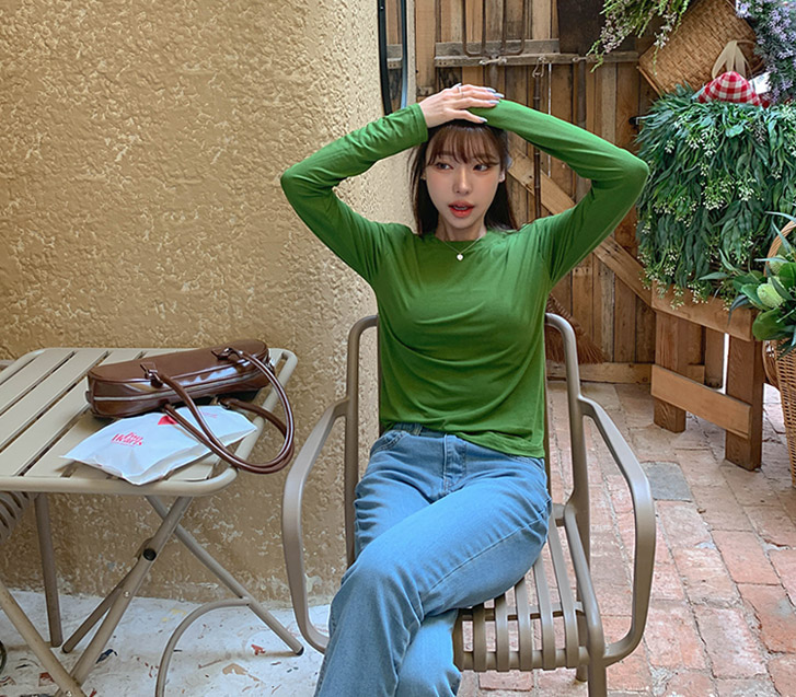 クリーン チャッツ スパン 長袖Tシャツ