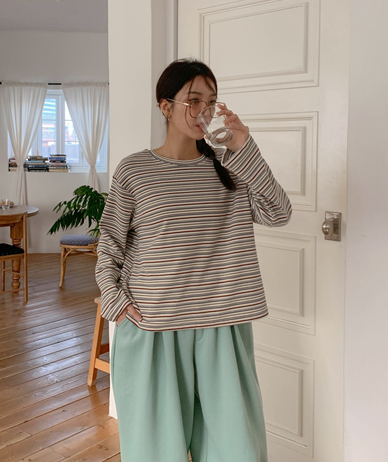 ボウダンガラヤンギモ長袖ティーシャツ