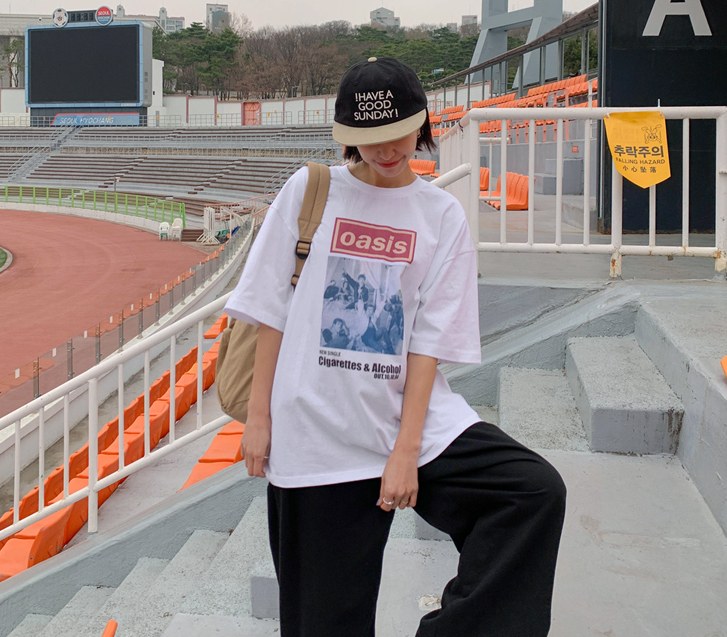 [男女共用]オアシス・ナギム半そでロングTシャツ