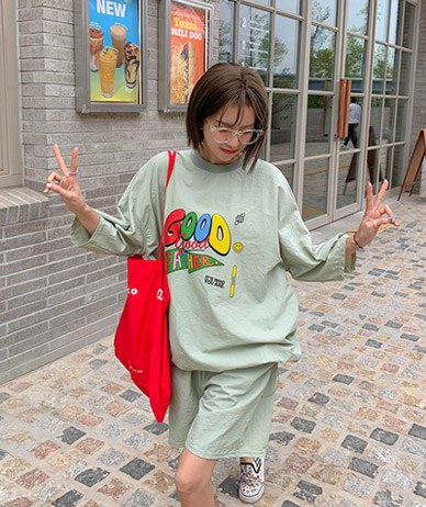 グッドナ塩ナイロン半そでハーフパントレーニングセット