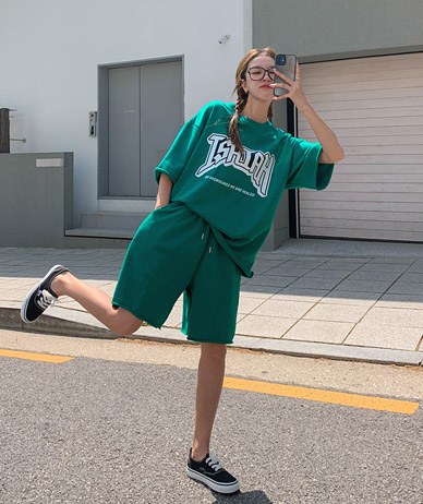 アイシャデッキ半そでハーフパントレーニングセット