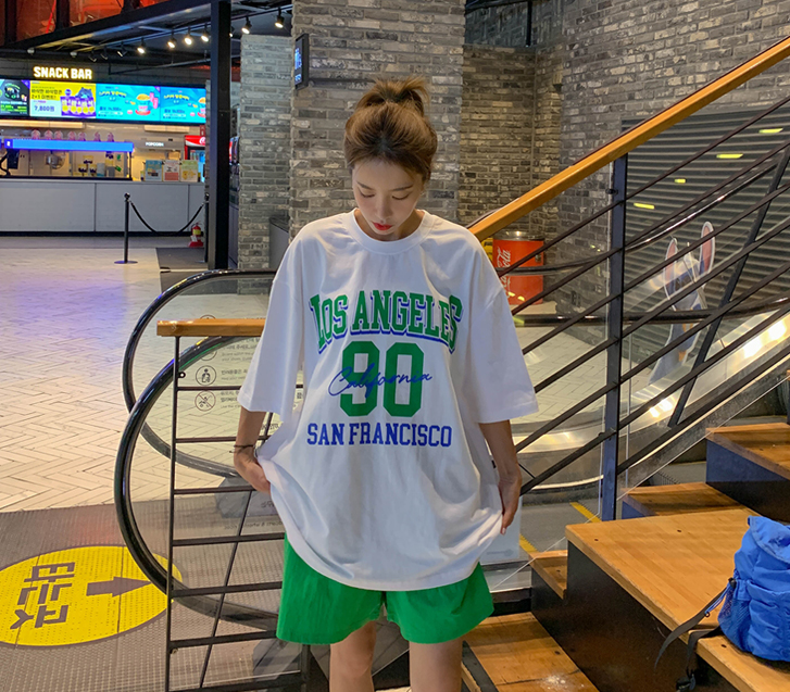[男女共用]ナインティーナ炎半そでロングTシャツ