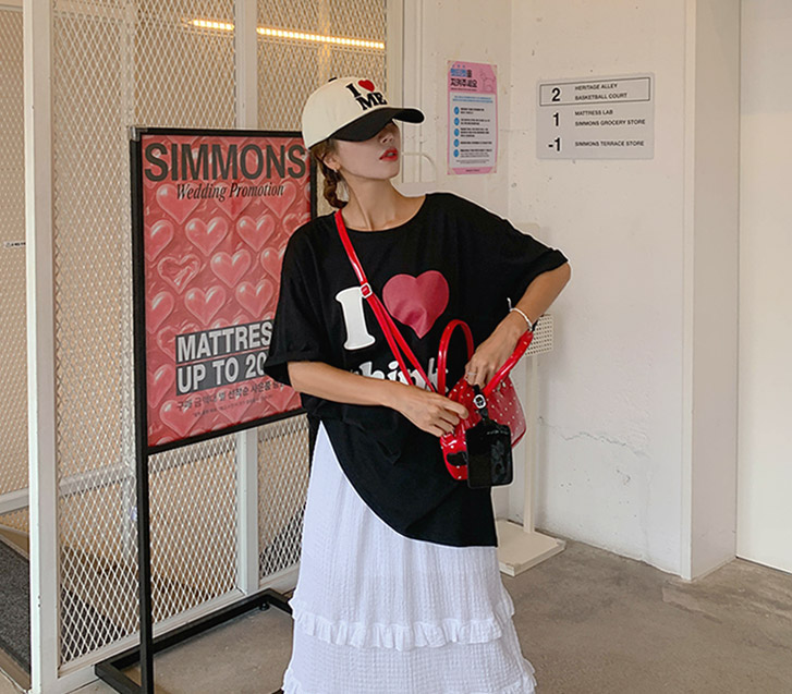 ヒュンクラバーナ塩半そでロングTシャツ
