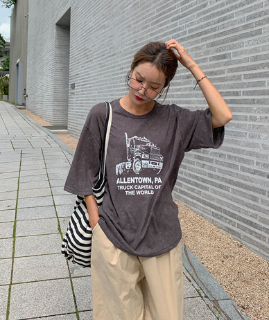 トラックの汚染