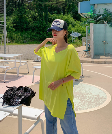 パステルユーブイネクトイム半そでロングTシャツ
