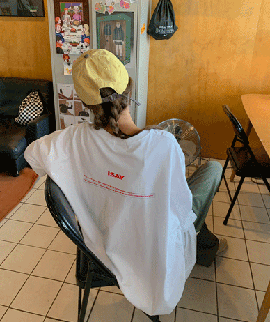 [男女共用]ISAY ナヨム オーバーフィット ロングTシャツ