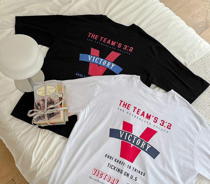 [男女共用]ビクトリアナ塩7部ティーシャツ