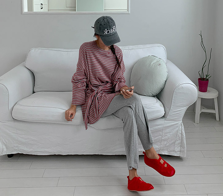 ミュークピンタックブーツカットレギンス