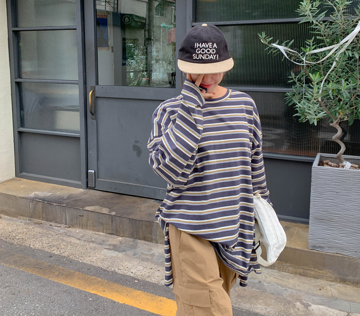 シェーン ダンガラ アンバル 長袖 ロングTシャツ
