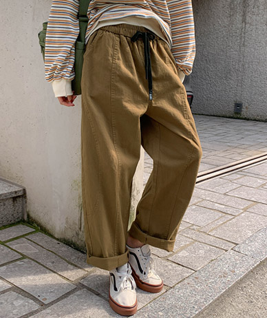 メイブ切開バンディング排気パンツ