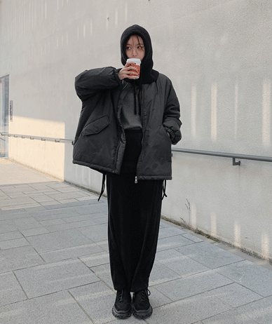 コニーボアタルオーバーフィット航空ジャンパー