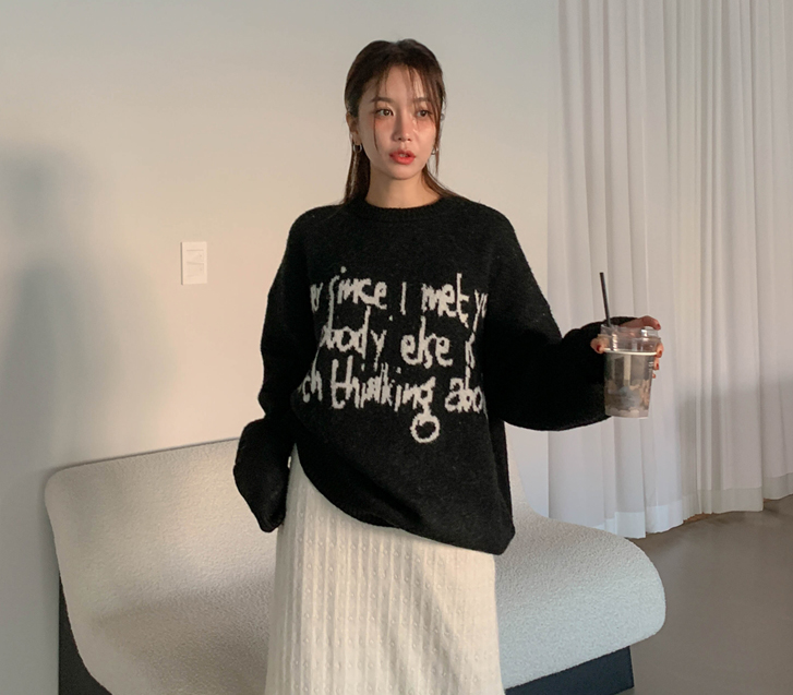 [男女共用]エバーレタリングウールニット