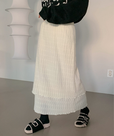 ハート パタン 表機毛バンディング フリル