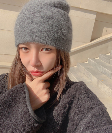 フラットアンゴラビーニー