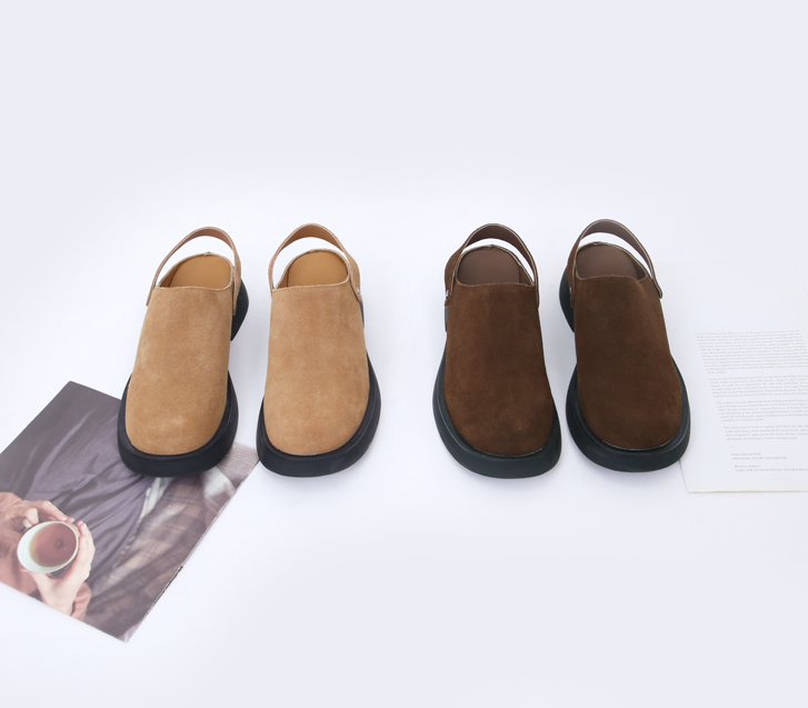 ログカーフスキンシューズ