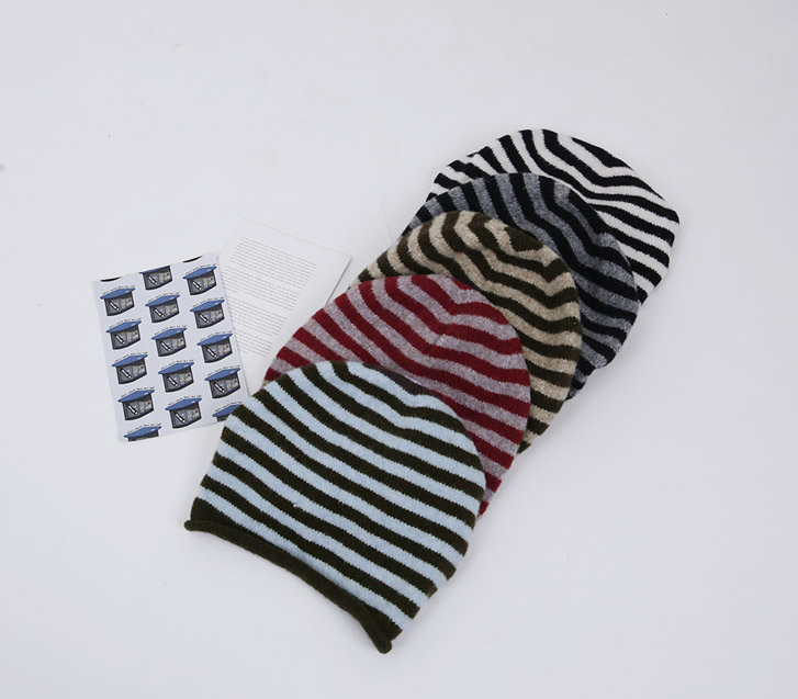 ダンガラシャーリングウールビーニー