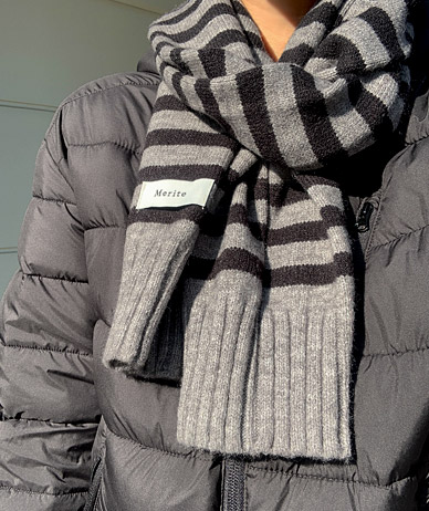 ドイストライプウールマフラー