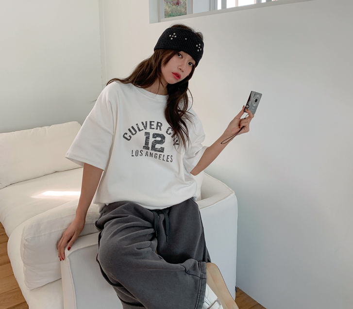 カルバーナ塩ピッチ起毛半そでティーシャツ