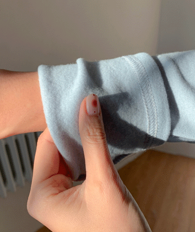 バニー起毛ポロティーシャツ