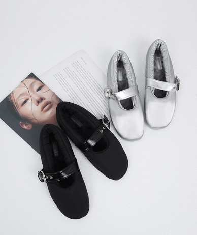 カブバディングフラットシューズ