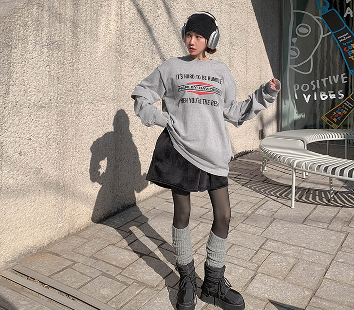 ベアベロアゴルジミンク起毛バンディングハーフパン