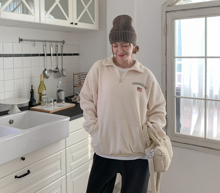 ロスナ塩フリース 反集業 長袖ティーシャツ