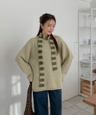 ジュニーラグランウールニット