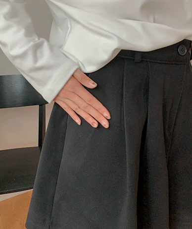 タッチ起毛4部バンディングハーフパン