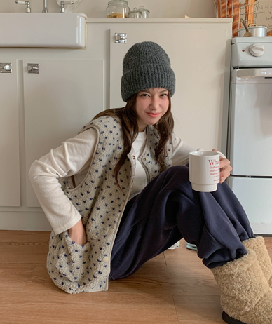 モングルトットダンブルキルティングベスト