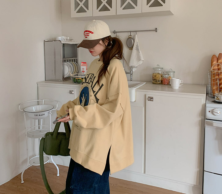 ベースボール捻挫パクシフィットスリット羊毛のトレーナー