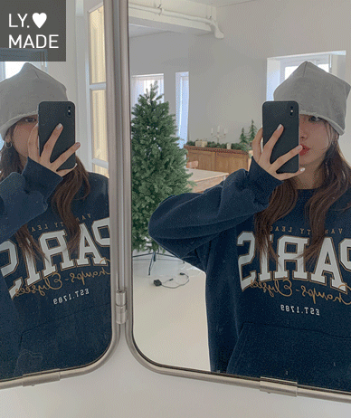 [男女共用]パリス・ナギム・ジュリー・起毛トレーナー