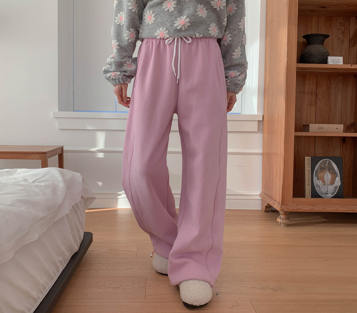 アズヤンギモストリングワイドトレーニングパンツ