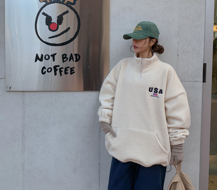 [男女共用]USA刺繍ストリングダンブル反集業