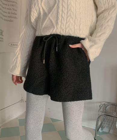 プードルブックルバンディングハーフパン