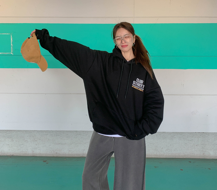 【男女共用】ストリートクラック ナ塩 ロングフードティーシャツ