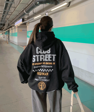 【男女共用】ストリートクラック ナ塩 ロングフードティーシャツ