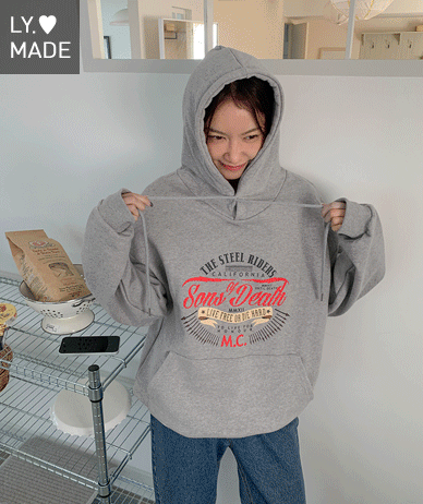 【企画セール10%】スチールナ塩 チューリ オーバーフィット フードティーシャツ