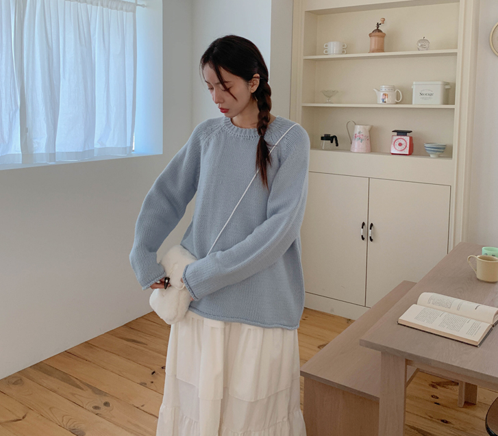 モノボタンバラクラバ石のニットセット