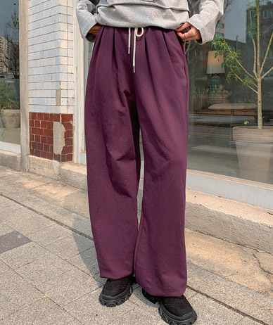 ドゥアピンタックバルーンワイドトレーニングパンツ