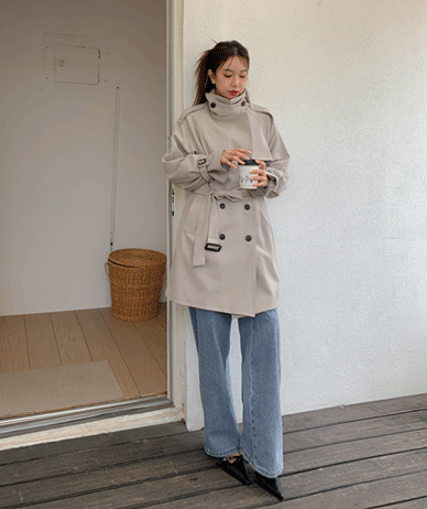 ロニスラグラントレンチジャケット