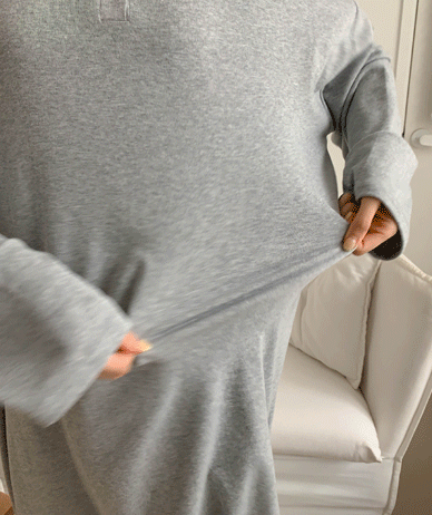 カイボタンスパントイムロングワンピース