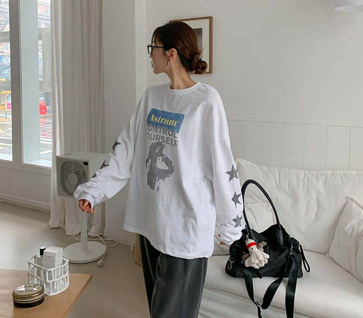 [男女共用]コントロールナ塩長袖Tシャツ