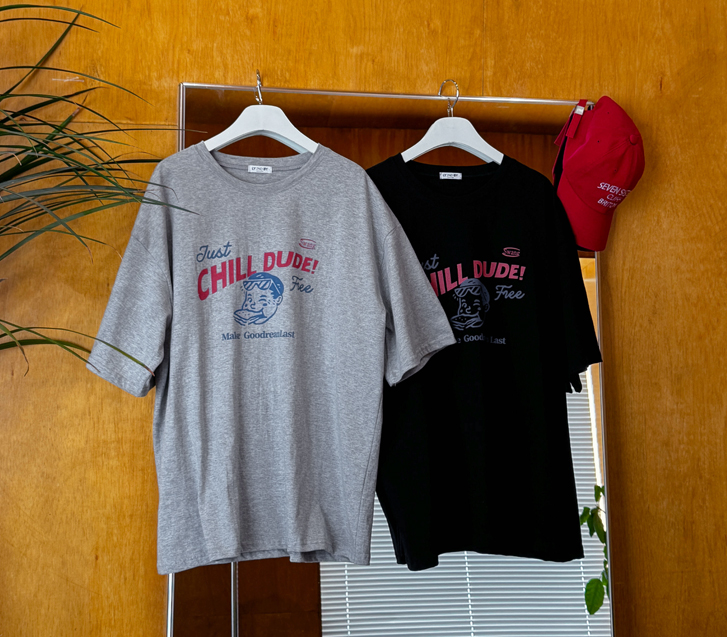 チル・デュード・ナヘム半そでTシャツ