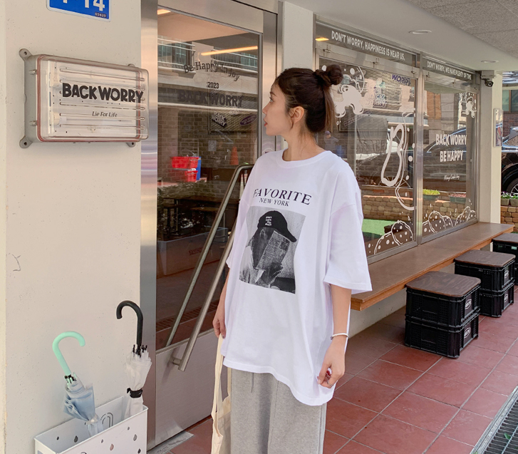 ニューヨーク ビンテージ 汚染 バクシー 半そで ロングTシャツ