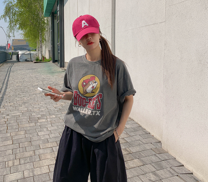 ビーバーナ塩ピグメント半そでTシャツ