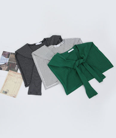 テイストライプショール