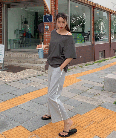 ラビーレースバンディングパンツ
