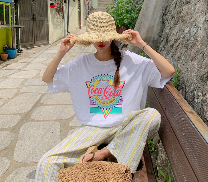 コカカラーナ塩半そでTシャツ
