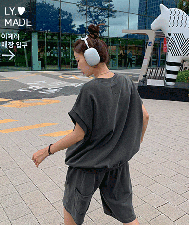 ダイブピグメントバックラベルベストハーフパントレーニングセット